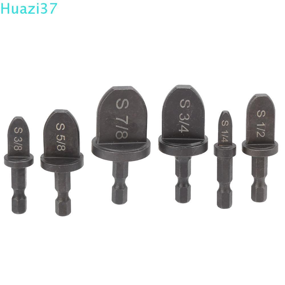 COMAME 6 ชิ้น HVAC Shaging เครื่องมือ, ท่อทองแดงอ่อน 1/4 นิ้ว Hex Shank ท่อทองแดง Expander, 1/4 "ถึง