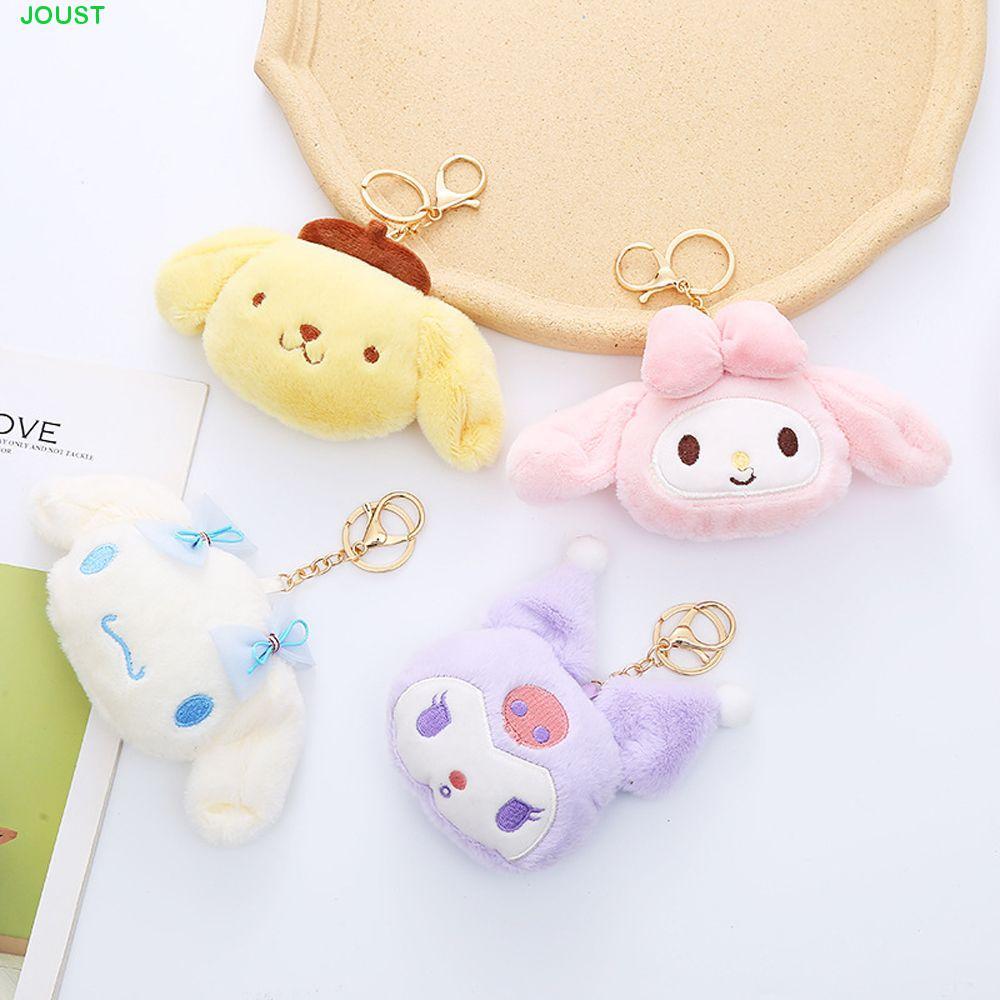 JOUST ผู้หญิง Key Chain การ์ตูนออกแบบบุคลิกภาพน่ารักตุ๊กตาของเล่นจี้ Kuromi Melody Pompompurin Cinnamoroll สไตล์เกาหลี Key Holder