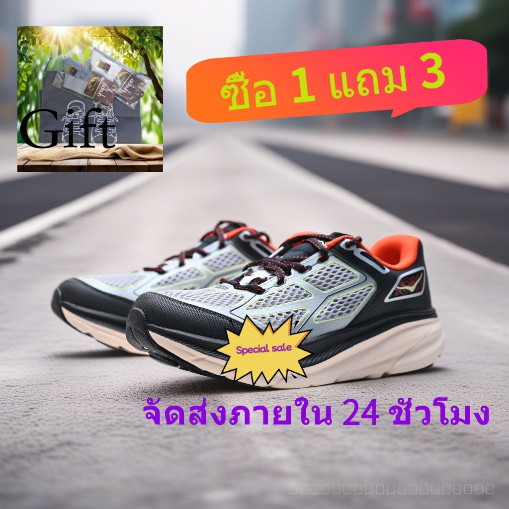 H HOKA M CLIFTON ONE9 รองเท้าวิ่งเดินป่ากลางแจ้ง Low-Top รองเท้ากีฬาข้ามประเทศ GC9I OQ8H
