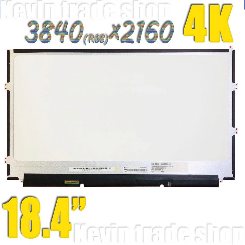 18.4 นิ้ว Nv184qum-n21 4k 3840x2160 Uhd Lcd Led Display Screen 40 Pins Nv184qum N21 ทดสอบมูลค่าที่ดี