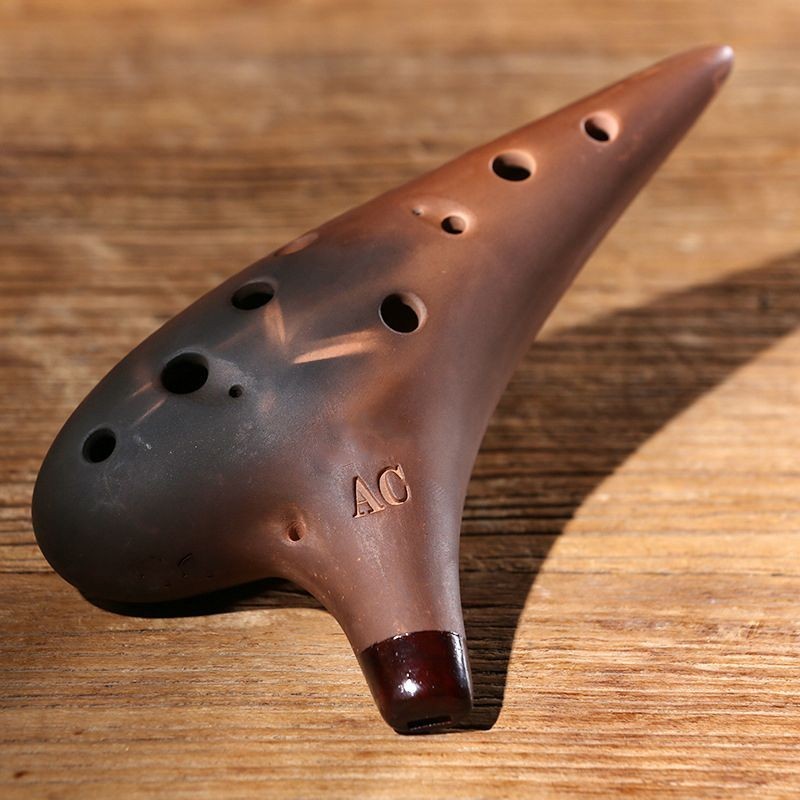 Ocarina 12 หลุมเริ่มต้น Introductory Alto C-Dole สิบสอง-Hole AC TaoTununununune 12-Hole Uniforming-H
