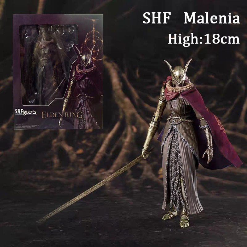 Elden แหวน Valkyrie Action Figure ของเล่น SHF Malenia Model Jewelry Collection