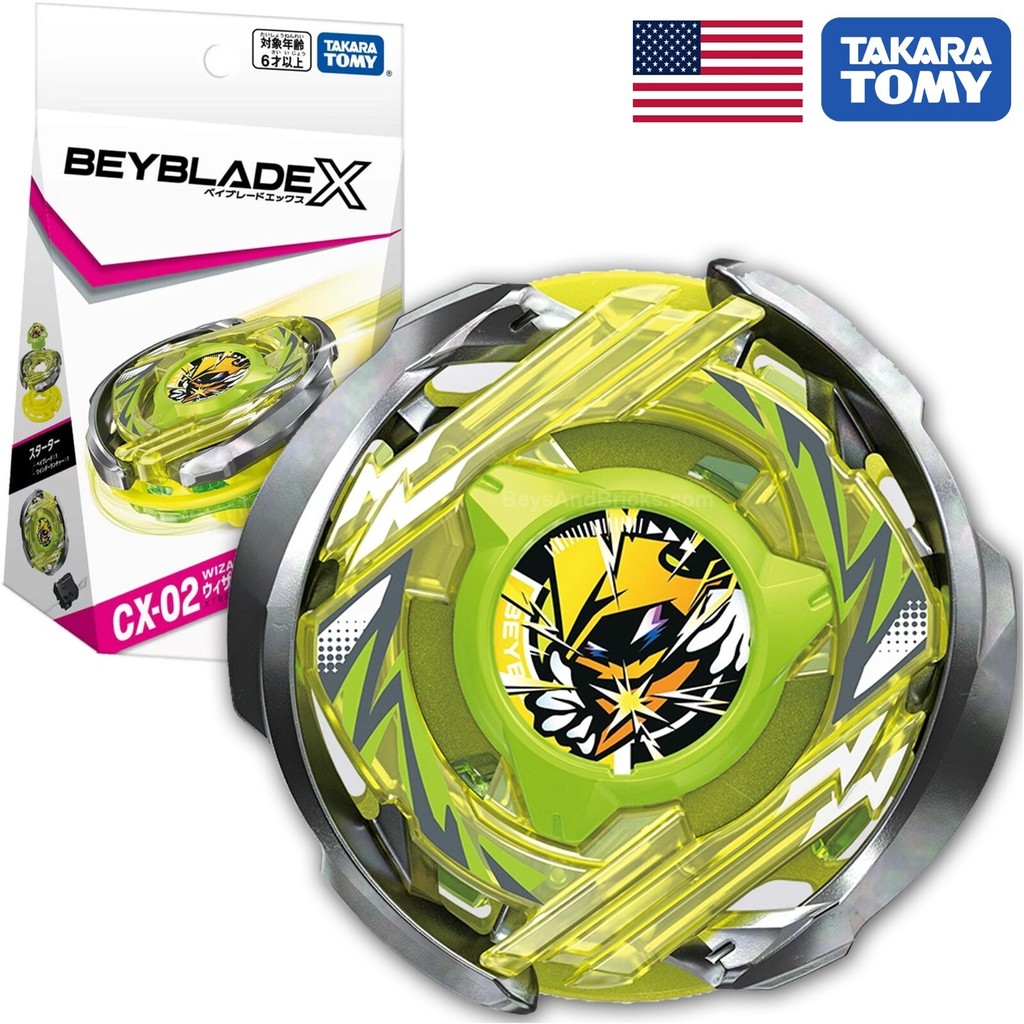 TAKARA TOMY Wizard Arc R4-55LO Beyblade X Series Starter CX-02 ใหม่