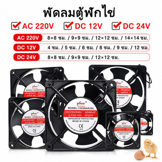 พัดลมตู้ฟักไข่ พัดลมระบายความร้อนตู้ฟักไข่ พัดลมตู้ฟักไข่ AC 220V DC 12V/24V