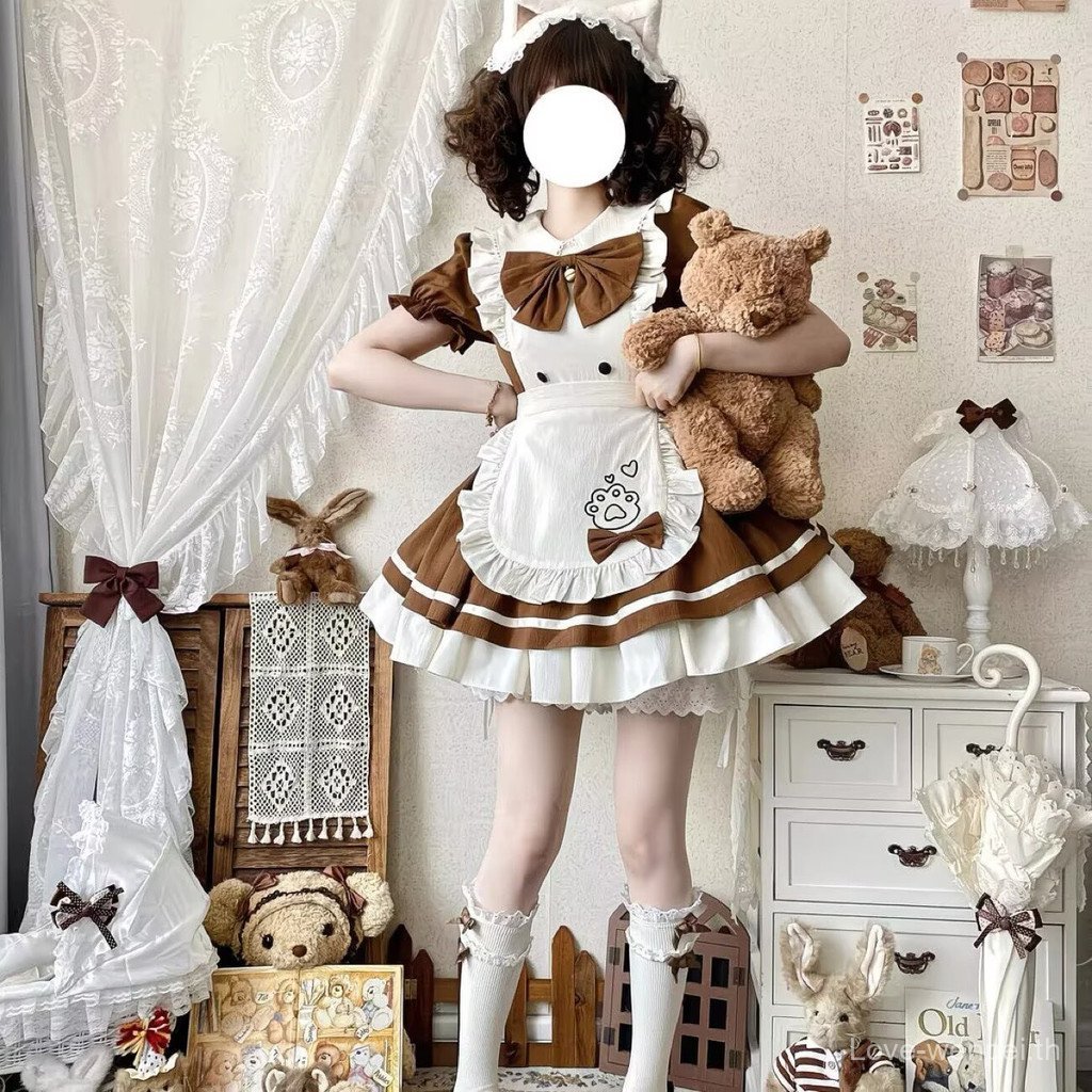 ใหม่ cos Cat ร้านอาหารน่ารัก op Maid lolita ชุดญี่ปุ่น Lolita Cat ร้านอาหาร lolita