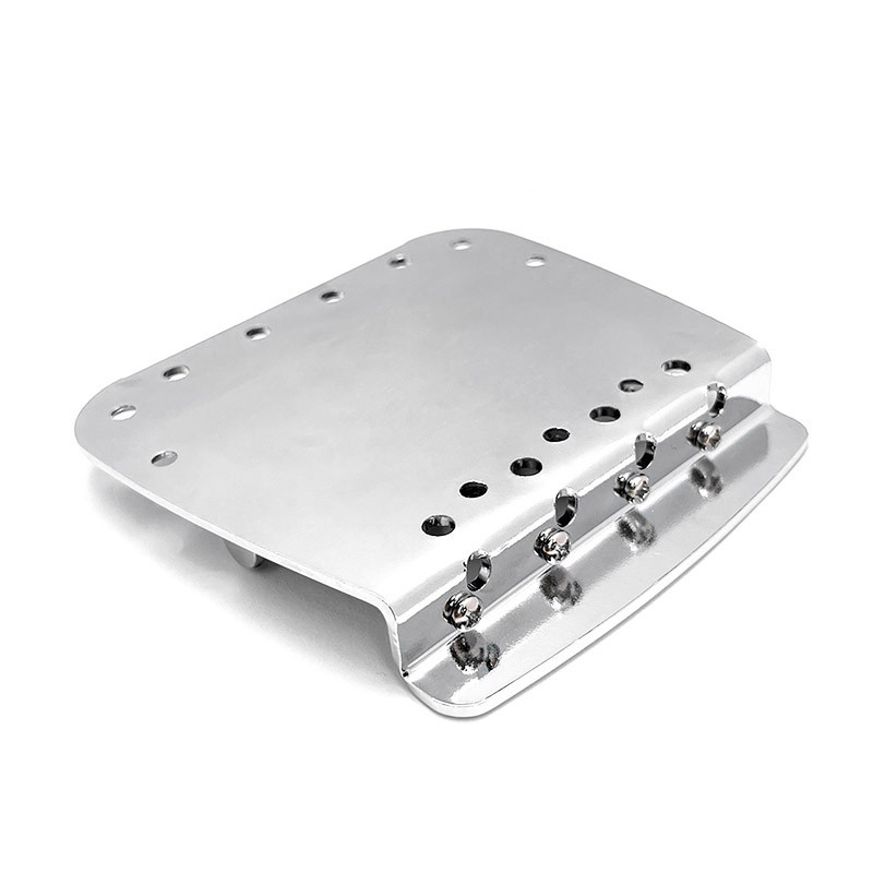 ST-T Shape 4-String Bass Bridge 98x95MM String bottom หรือ body ผ่าน String Spacing 17.5 มม.สําหรับก