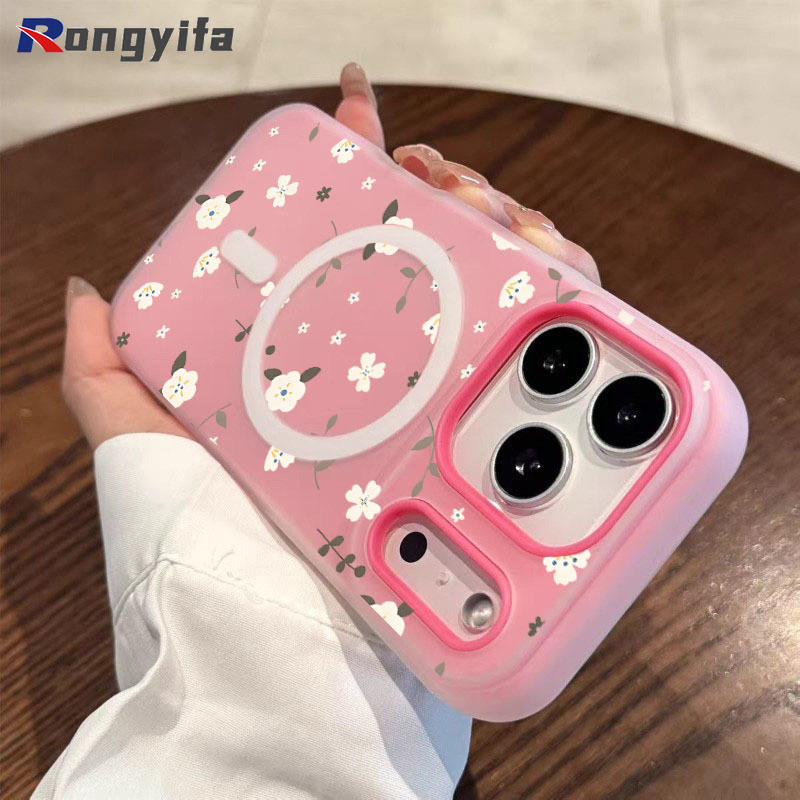 ดอกไม้หรูหราเคสโทรศัพท์แม่เหล็กสําหรับ Tecno Pova 7 Neo