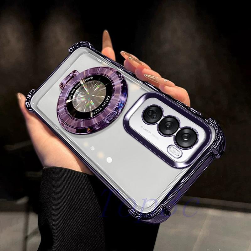 เคส OPPO Reno 12 5g Reno 12 Pro เคสโทรศัพท์โปร่งใสป้องกันการตก CDSJ