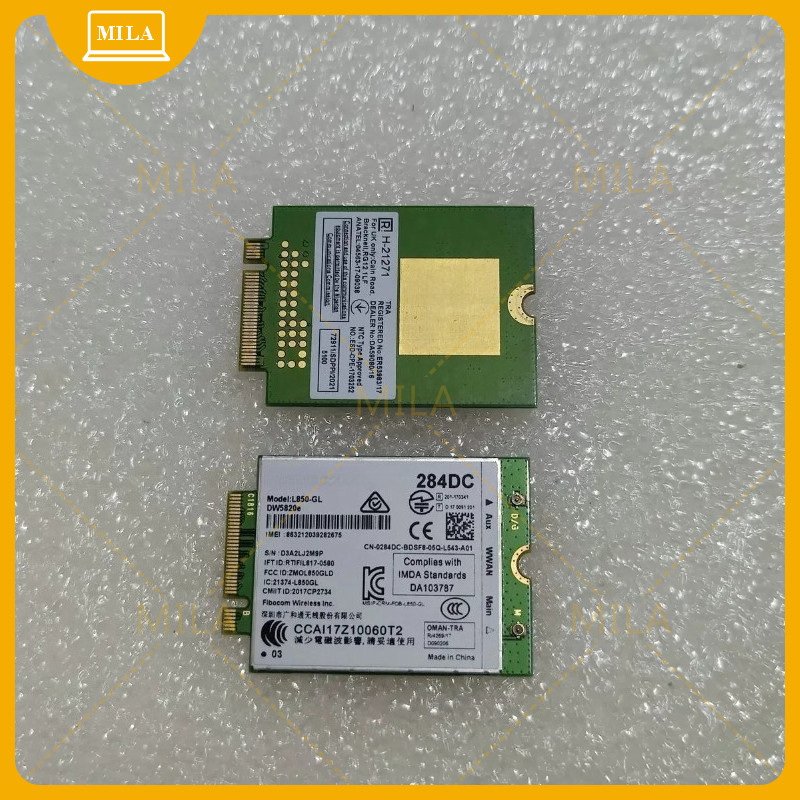 สําหรับ DELL 7490 5400 3500 3541 WWAN 4G โมดูล L850-GL DW5820E Full Netcom