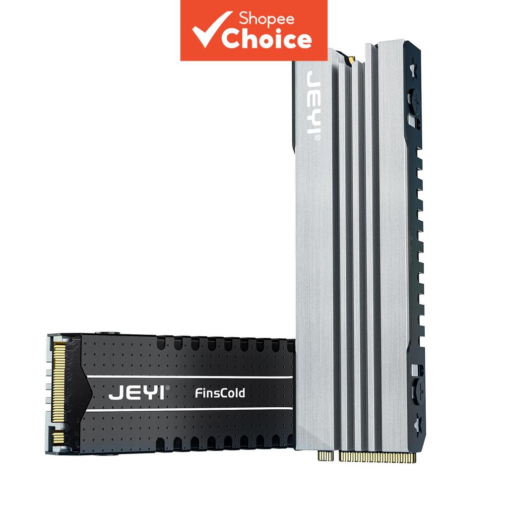 Jeyi Icold 007 ฮีตซิงก์อะลูมิเนียมสําหรับ SSD M.2 2280 พร้อมแผ่นนําความร้อน ใช้ได้กับ NVMe/NGFF ใน PC และ PS5