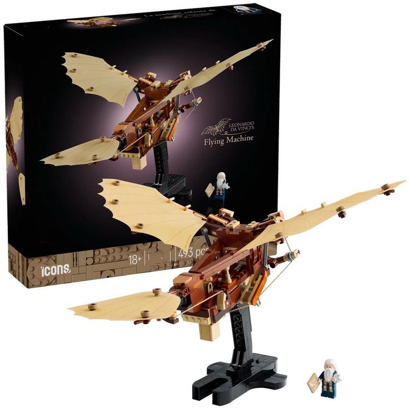 Building Block Series 10363 Da Vincis Aircraft Educational Assembly Model Toy Gift