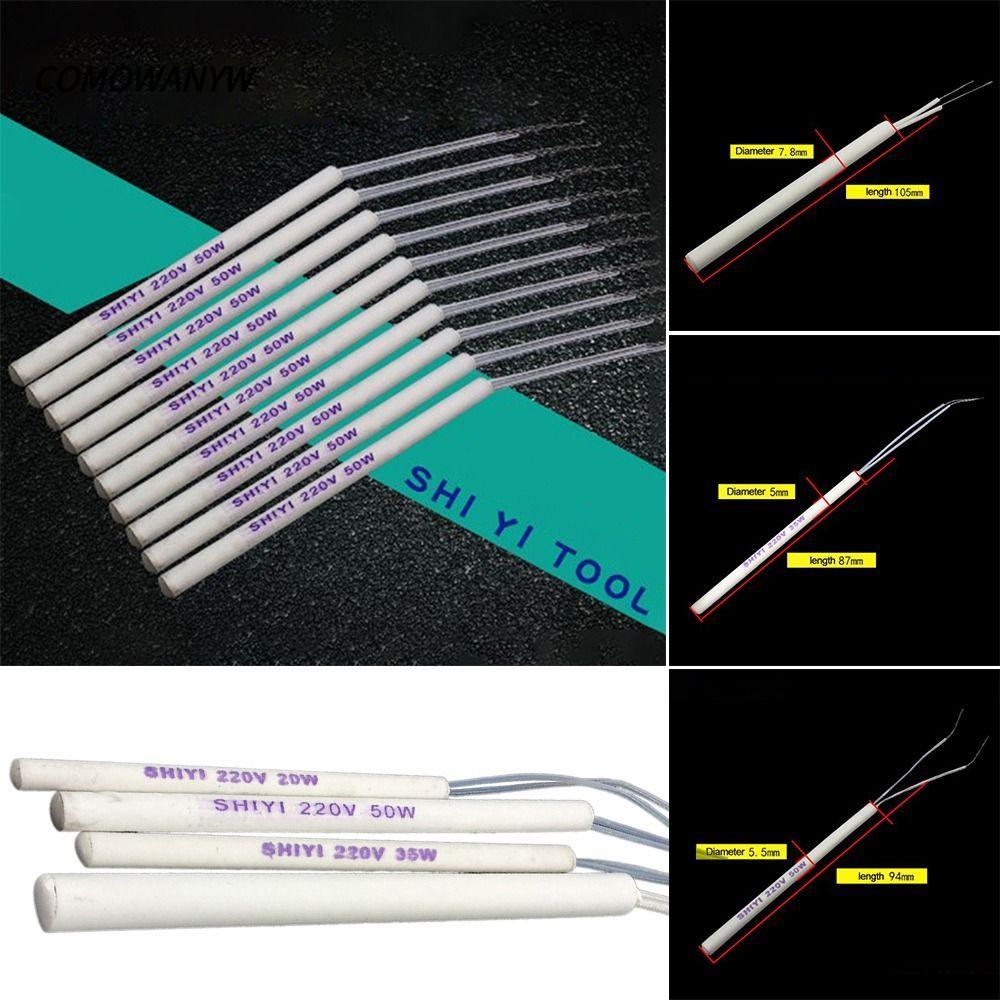 COMWANYW หัวแร้งเครื่องทําความร้อนด้วยลวดปรับอุณหภูมิ 220V เครื่องมือ