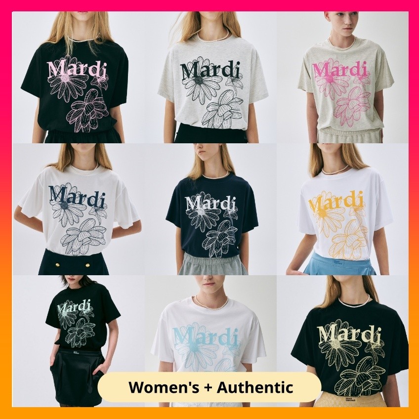 MARDI MERC TSHIRT TRIPLE FLOWER (2025 ใหม่)