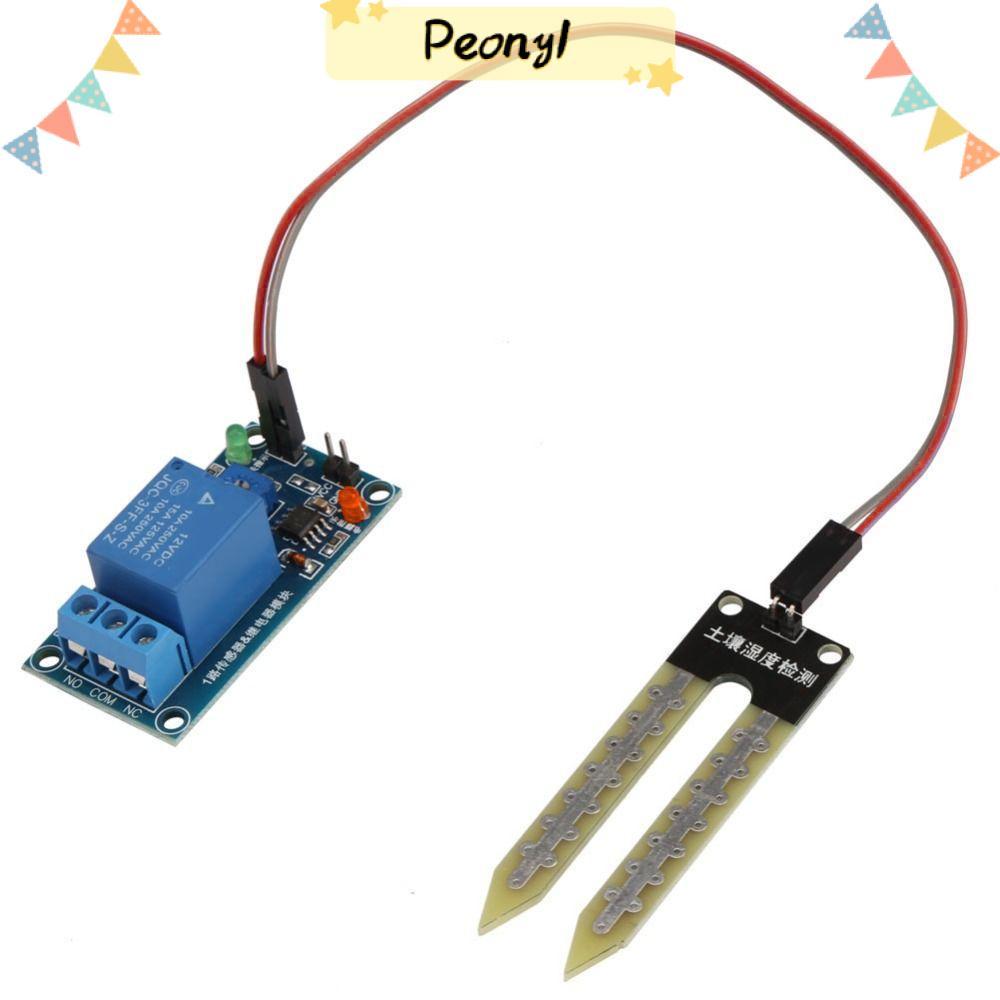 PEONY เซ็นเซอร์ความชื้นดิน, พรีเมี่ยม DC12V รีเลย์โมดูลควบคุม, เรือนกระจก 1.7x5x2.5cm/0.67x1.97x0.98