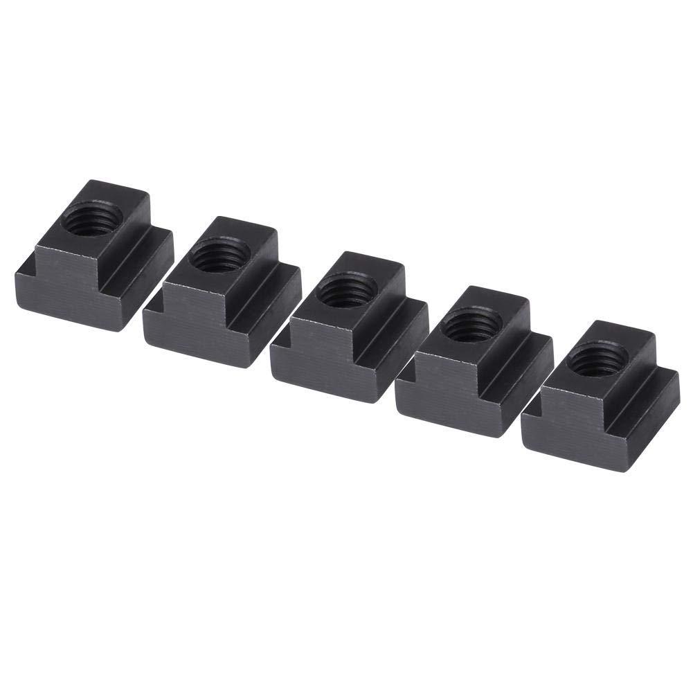 M12 t Slot - T Slot Nuts 5 ชิ้น Black Oxide Finish T Slot Nuts M12 Threads Fit Into T-Slots ในตารางเ