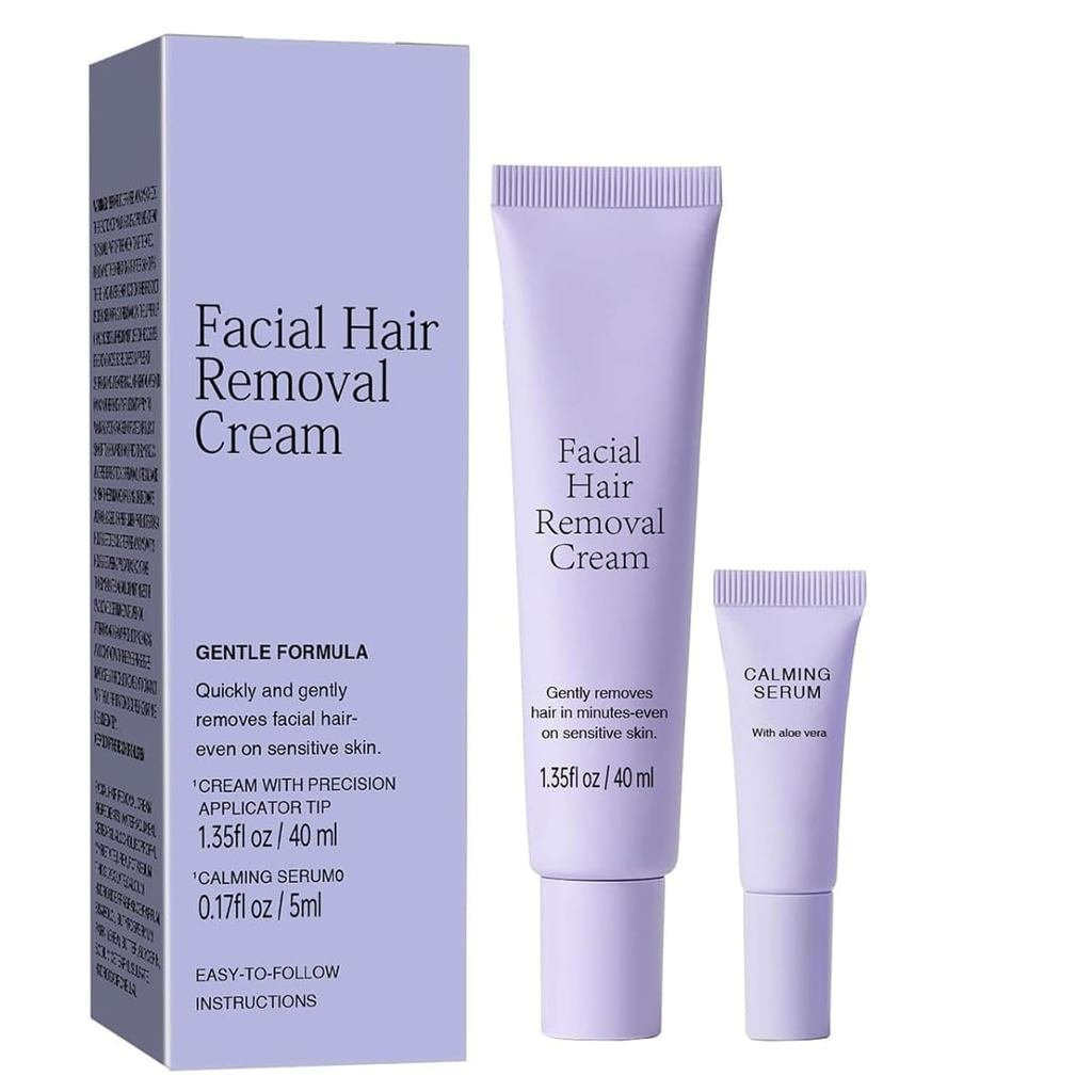 ครีมกําจัดขนบนใบหน้า Luuma กําจัดขนบนใบหน้า ให้ความชุ่มชื่น เครื่องกําจัดขนอย่างอ่อนโยนสําหรับผู้หญิ