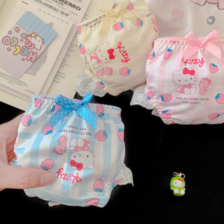 กางเกงชั้นในผู้หญิง ลายลูกไม้น่ารัก ระบายอากาศดี