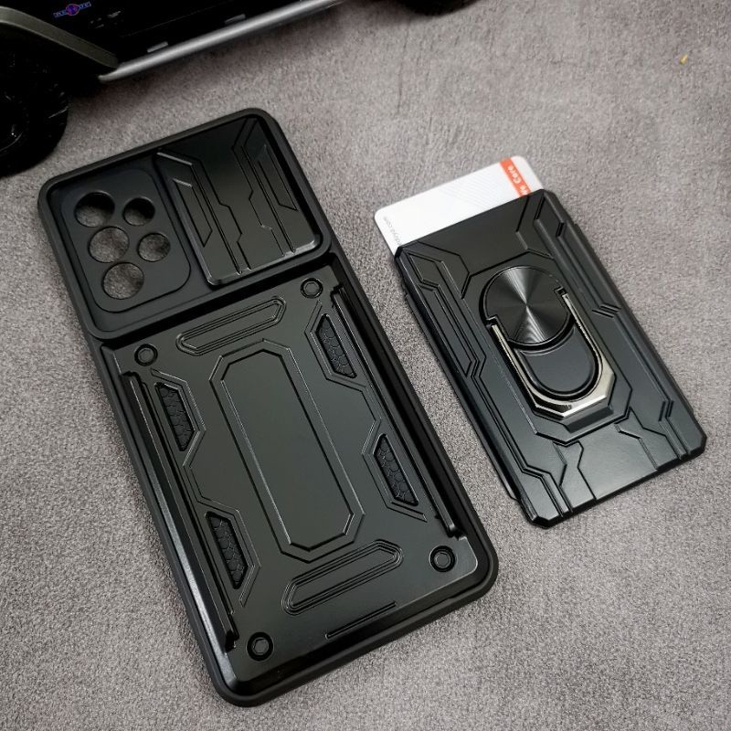 Samsung A32 4G - CardX Flip Lens Card Ring Armor Case กันกระแทก