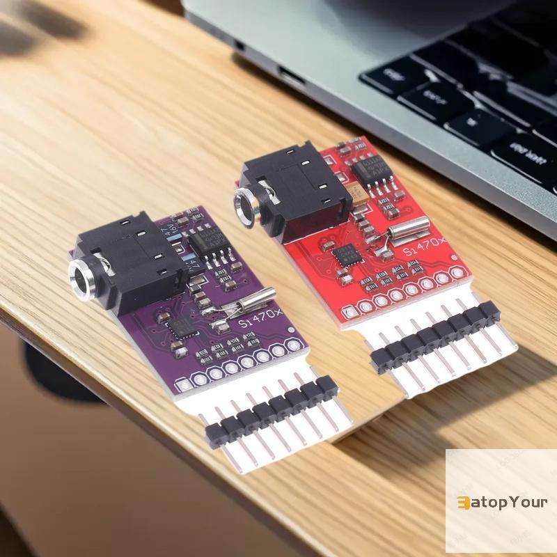 EatopYour Si4703 โมดูลรับสัญญาณวิทยุ FM พร้อมอินเทอร์เฟซ RDS I2C 3.3V สําหรับ Arduino ESP32 DIY โครง