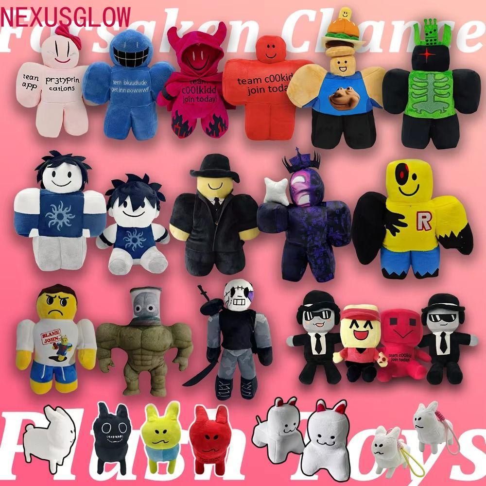 NEXUSGLOW Coolkid ของเล่นตุ๊กตา,คอลเลกชันของเล่นนุ่ม Forsaken Plush ของเล่น,อะนิเมะตัวอักษร PP ผ้าฝ้