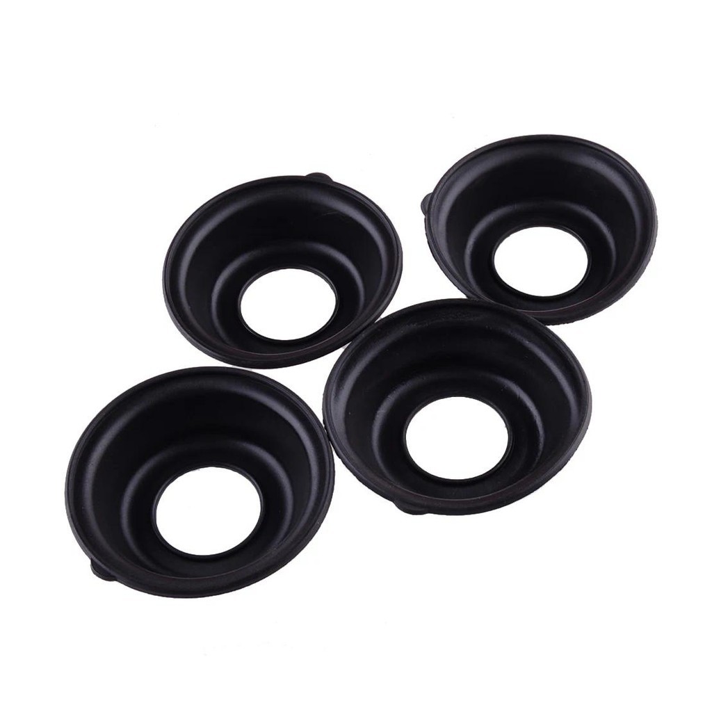 4 ชิ้นคาร์บูเรเตอร์ Plunger ไดอะแฟรมเมมเบรน Fit สําหรับ Kawasaki CSR Twin - KZ750-M1 LTD เข็มขัด - K