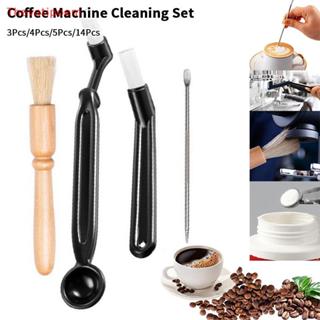 [Thevatipoem] ชุดทําความสะอาดเครื่องชงกาแฟ 4 ชิ้นแปรงเครื่อง…