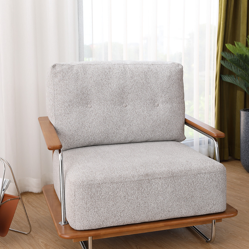 INDEX LIVING MALL โซฟาผ้า 1 ที่นั่ง รุ่นอาซาฮิกาวะ - สีเบจ - รูปที่ 4