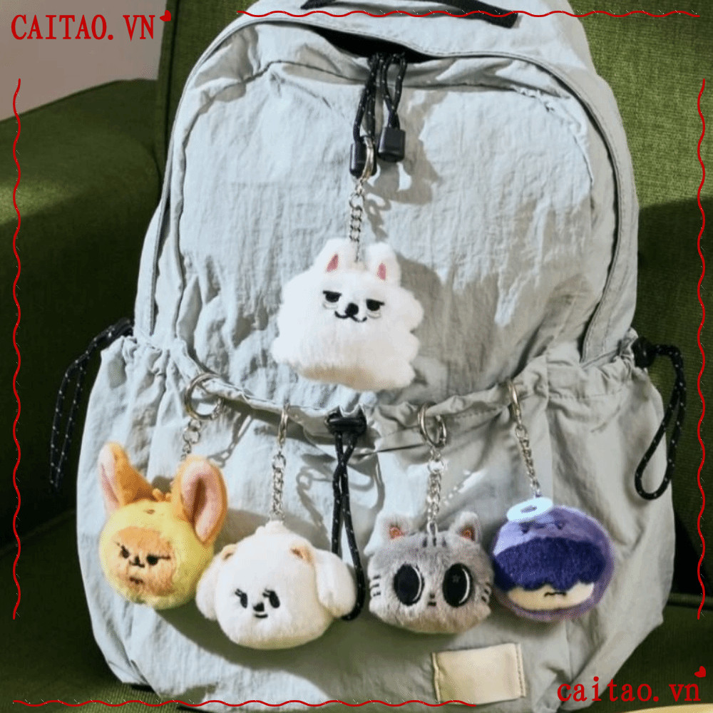 RBD TXT ตุ๊กตาตุ๊กตา,ผ้าฝ้ายการ์ตูน PPULBATU พวงกุญแจตุ๊กตา,น่ารักKpopตุ๊กตาสัตว์พวงกุญแจ