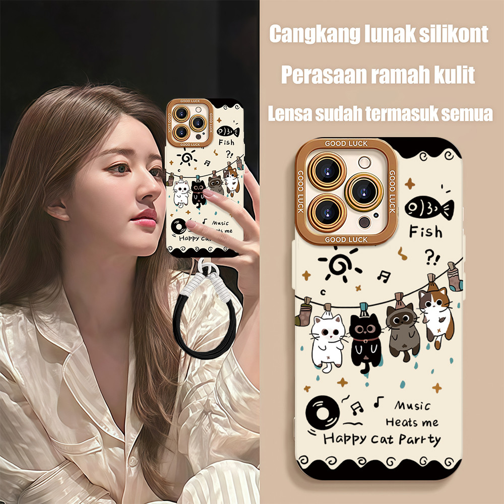 GANTUNGAN HP CaseเหมาะสําหรับiPhoneกรณีiPhone11 11pro 11promax iPhone 12 12pro 12Promaxโทรศัพท์มือถื