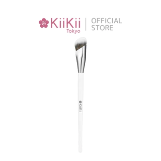KiiKii แปรงรองพื้นแบบมุมเฉียง ขนสังเคราะห์คุณภาพสูง ปกปิดเนียน แต่งหน้ารองพื้นแนบผิว