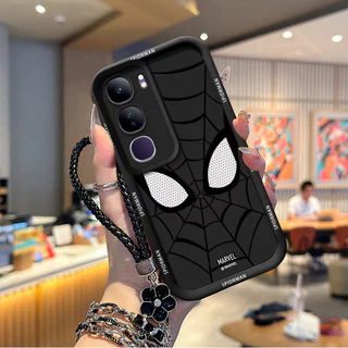 เคส VIVO Y31 5G เคสโทรศัพท์ซิลิโคนอ่อนนุ่มเทรนด์ภาพสีดํา TYHS