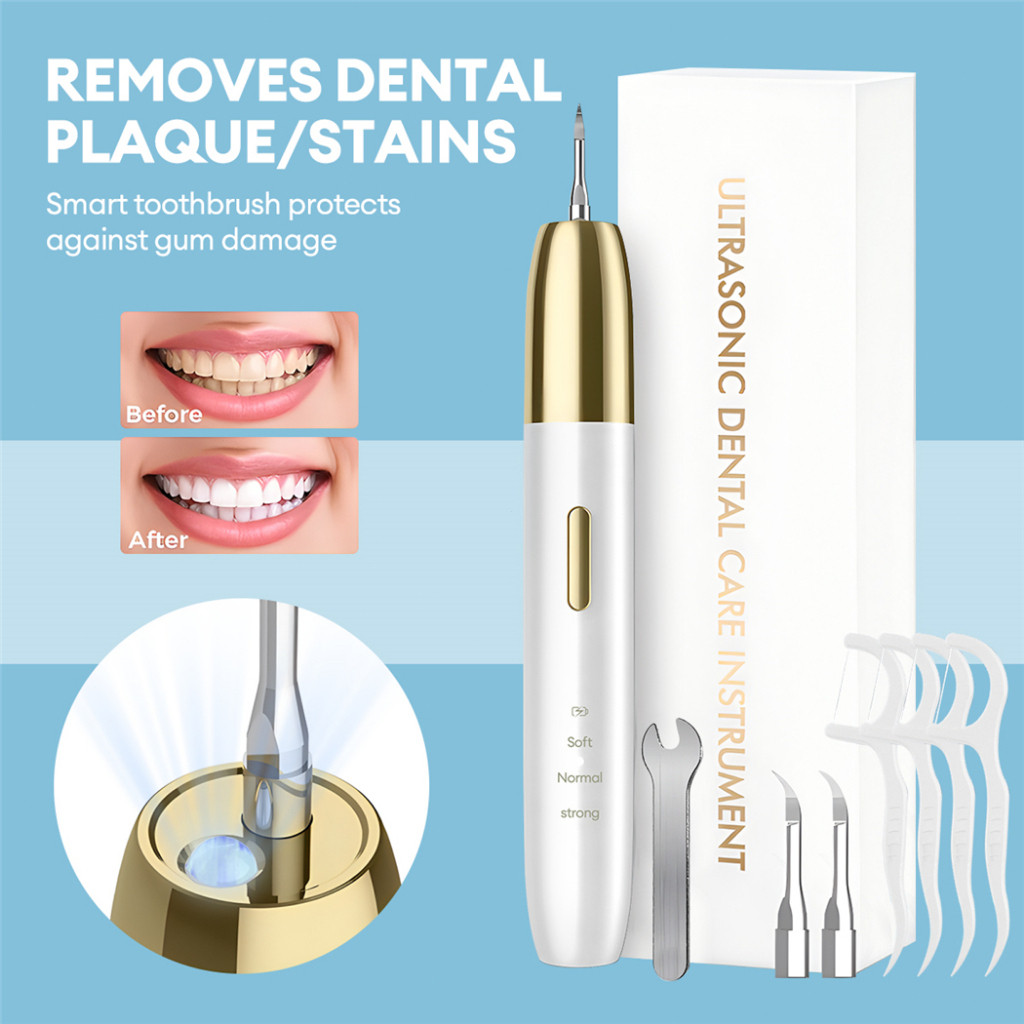 3-Speed Electric Sonic Plaque Cleaner Dental Plaque Remover เครื่องทําความสะอาดฟันไฟฟ้า DE003 CLO6