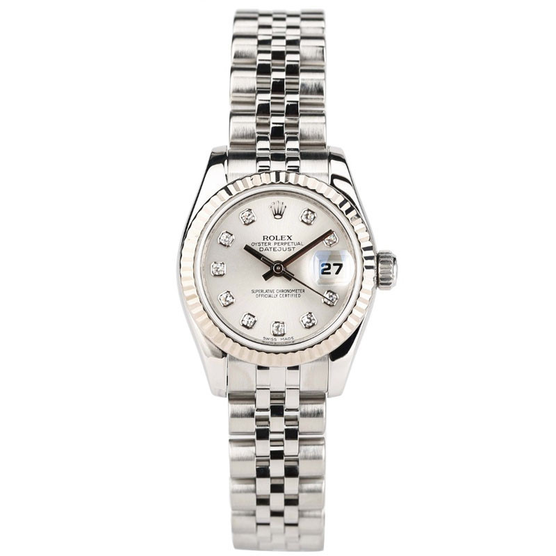 Rolex Rolex เสื้อผ้าผู้หญิง Log Type Series นาฬิกากลไกอัตโนมัตินาฬิกาผู้หญิง179174