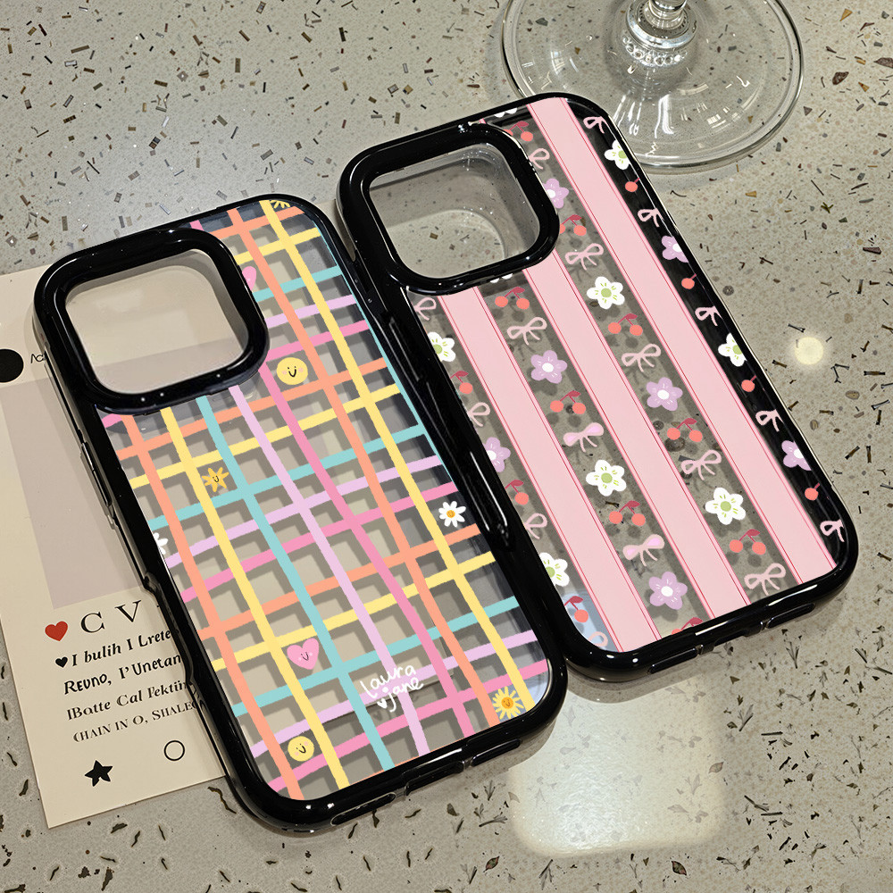 INS อะคริลิคโปร่งใส Hard เคส For iPhone 17 Air 11 13 15 16 14 12 Pro Max 16pro 15promax เคสไอโฟน11 เคสใสไอโฟน กันกระแทก