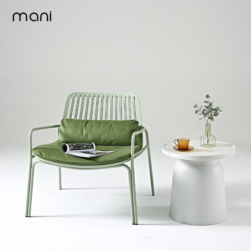พนักพิงกลางแจ้งเก้าอี้กาแฟเก้าอี้พักผ่อนครัวเรือนInsโมเดิร์นระเบียงโซฟาเก้าอี้NordicนมชาShop Negotia