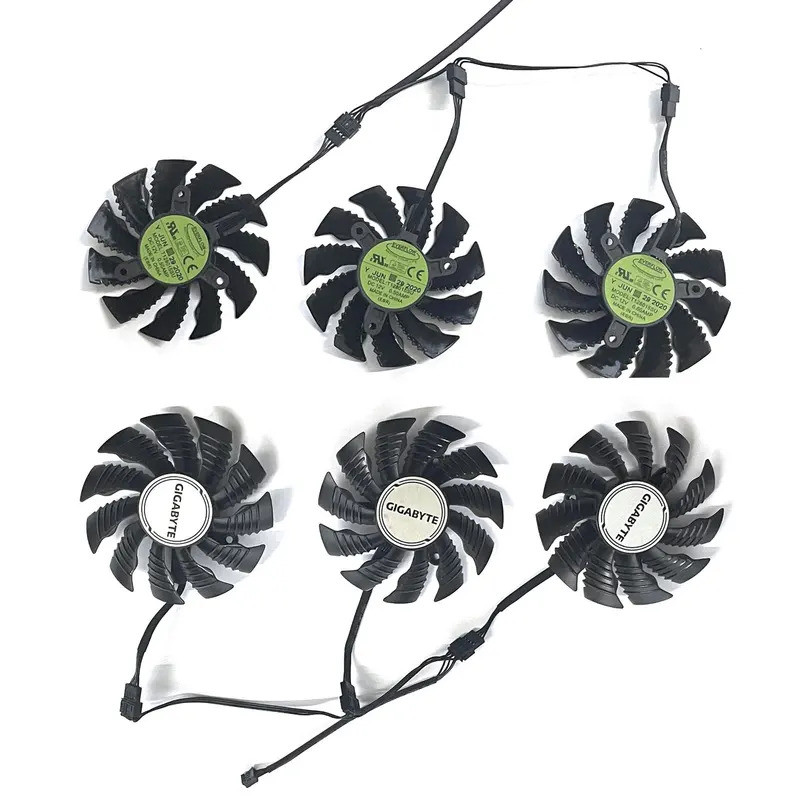 82MM 4PIN T128015SU สําหรับพัดลมกราฟิก GIGABYTE GeForce RTX 2070 2080 Super RTX2070 RTX2080