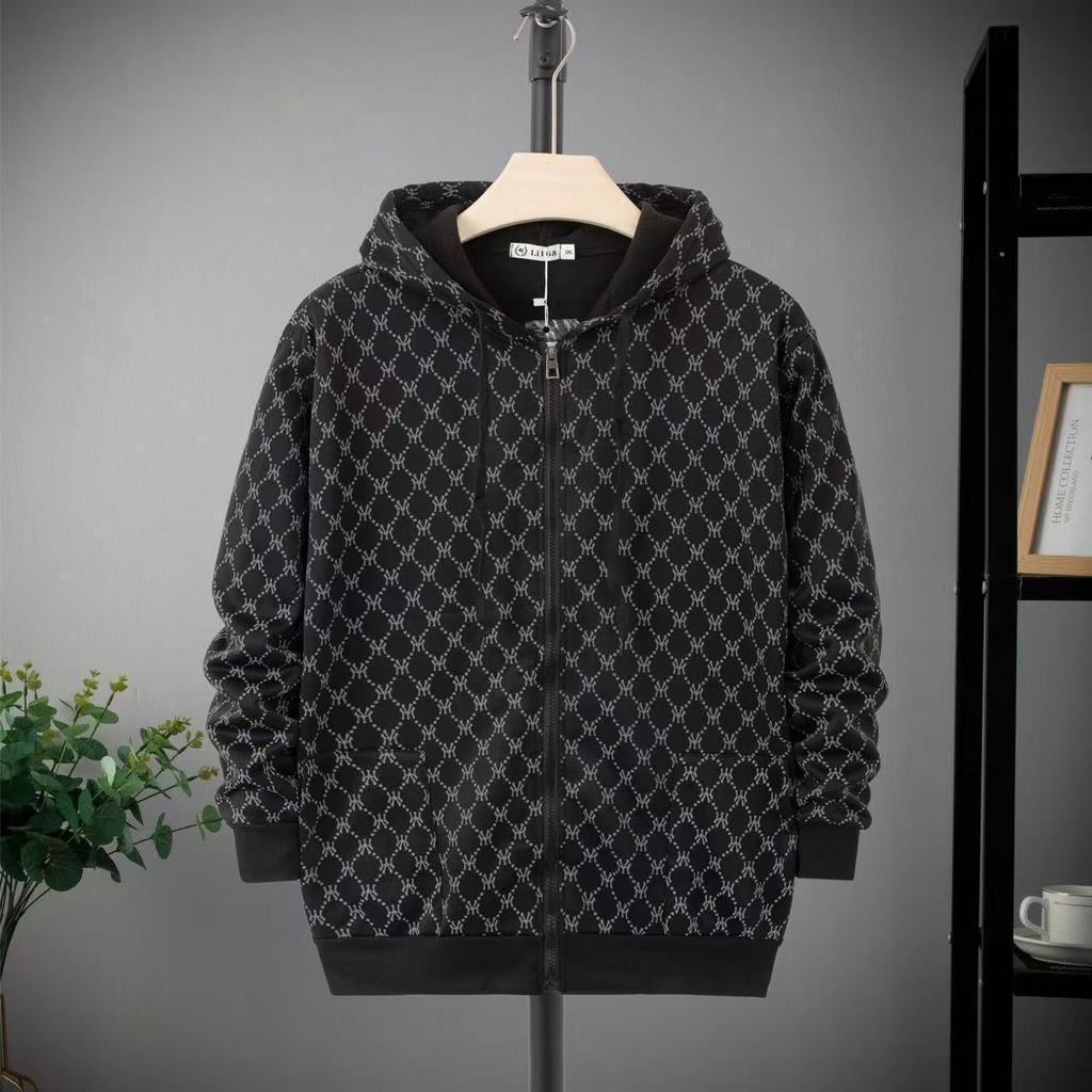 New Arrival  ( เสื้อกันหนาว แขนยาว มีฮู้ด รุ่นซิปเหล็ก NY เนื้อผ้าเกรดพีรเมี่ยม รอบอกได้ถึง 46 นิ้ว สกรีนลายสวย จัดส่งไว