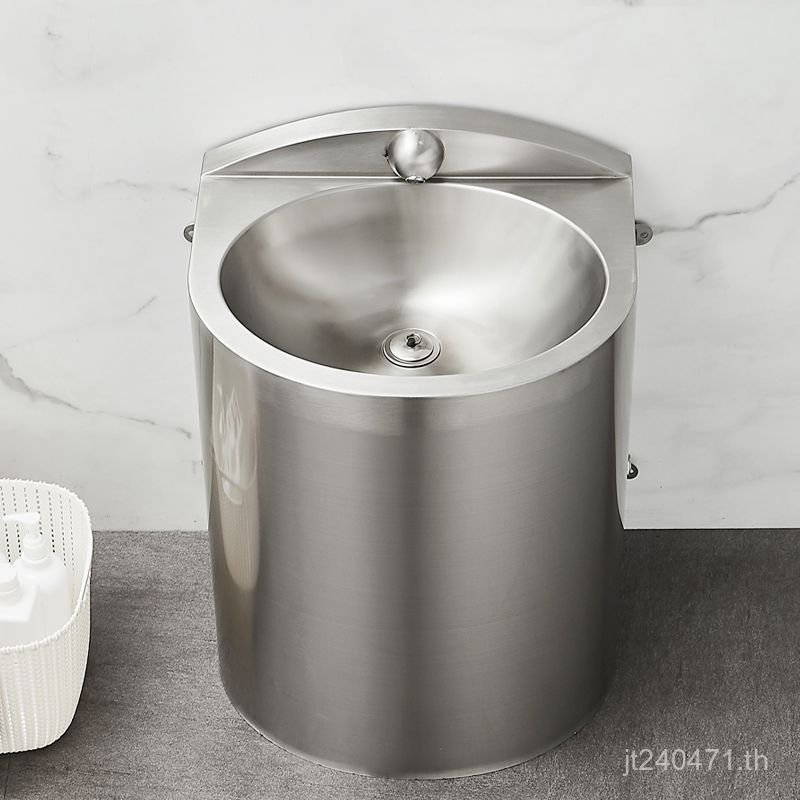 Prison Guard Station สถานีตํารวจอ่างล้างหน้าอ่างล้างหน้าแบบตั้งพื้นสแตนเลส 304 คอลัมน์อ่างล้างหน้าห้