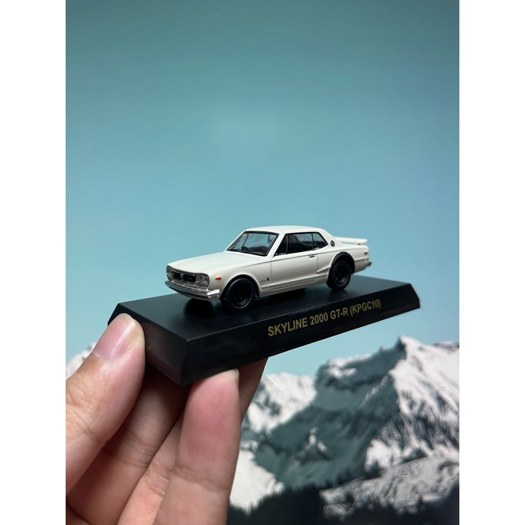 1/64 Jingshang kyosho SKYLINE 2,000 gtr kpgc10 Milk White SKYLINE 2,000 GT-R (KPGC10) ไม่มีการ์ดไม่ม
