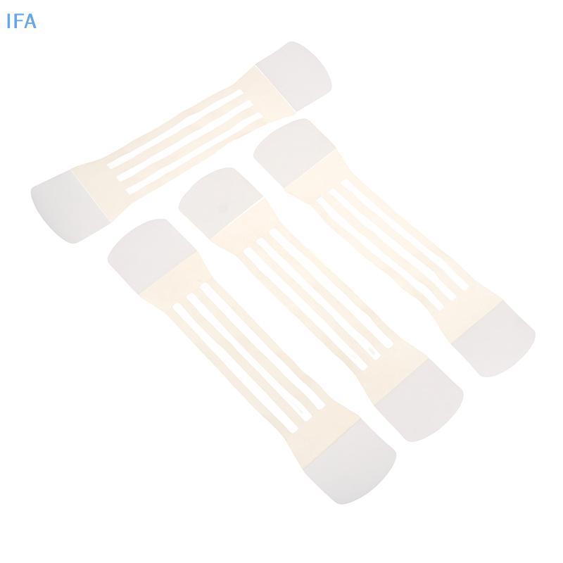 IFA 4 ชิ้นที่มองไม่เห็นคอ Lifter Bandage 20 Lift Patch คอสติกเกอร์กําจัดริ้วรอย Face Lift เทปดี