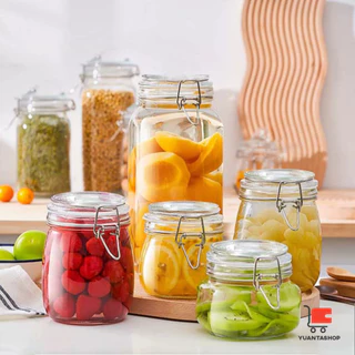YT โหลแก้วมีฝาปิด โหลแก้วสูญญากาศ ขวดโหล Glass sealed jar