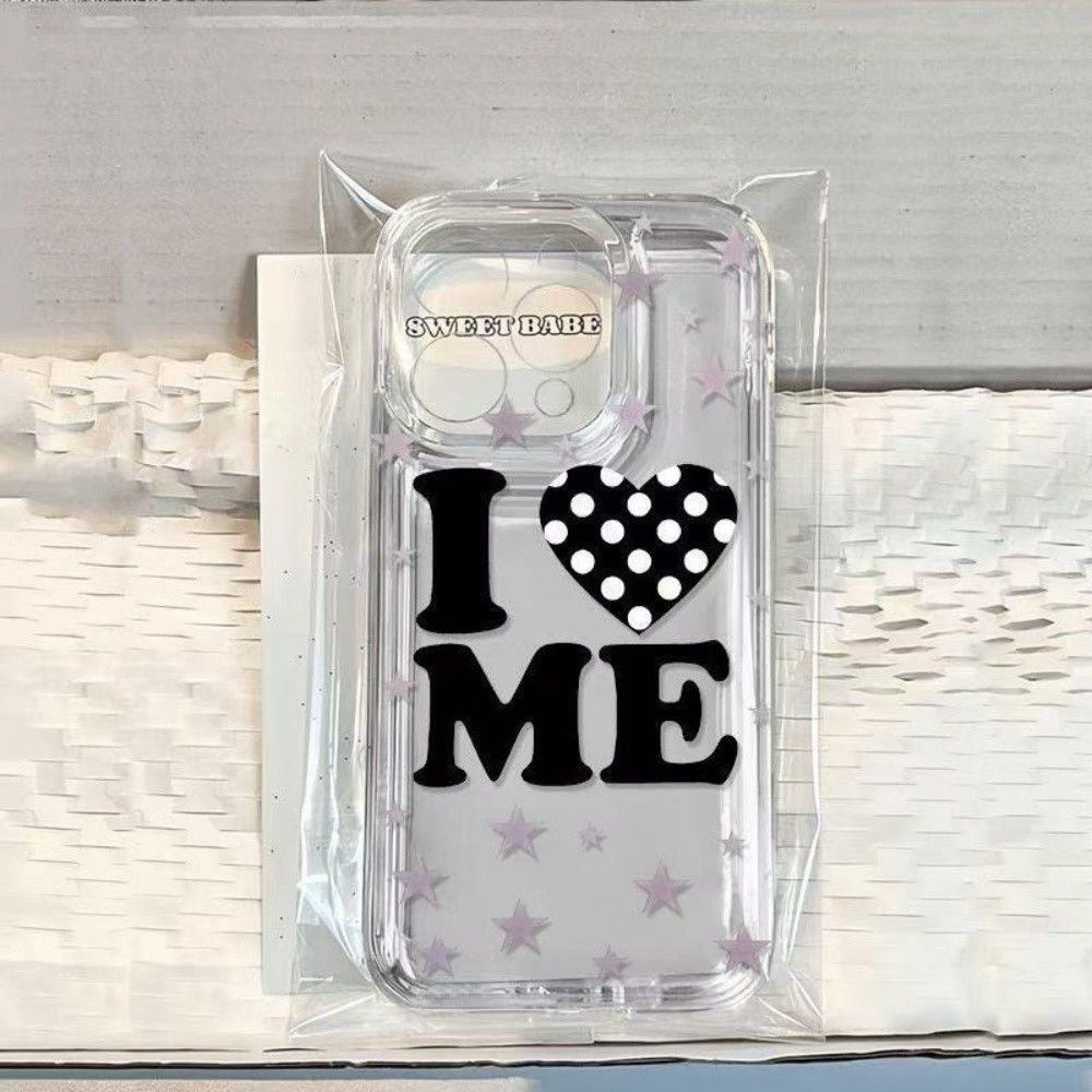 Love Myself เหมาะสําหรับ Apple 17PROMAX เคสโทรศัพท์ 16/15/14/13/12/11/XRiPhone Soft Case เคสโทรศัพท์