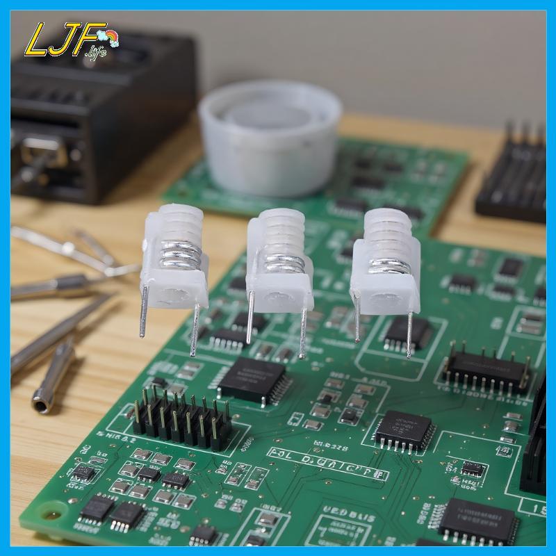 LJF 10PCS 7*7-1.5T 7*7-2.5T 7*7-3.5T MD0707 ปรับเหนี่ยวนําแม่พิมพ์เหนี่ยวนํา Hollow Coil ตัวเหนี่ยวน