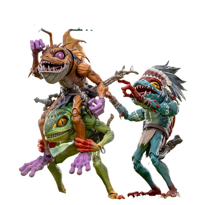 Grey Knight Fishman Tribal Blade Tide Warrior Abyss Shooter Wave Chief Tide Play Hand