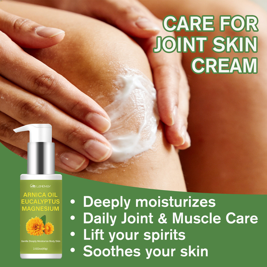 80g Arnica Oil Magnesium Care Cream, ปลอบประโลมและผิว, ทุกสภาพผิว, ให้ความชุ่มชื้นและบรรเทา