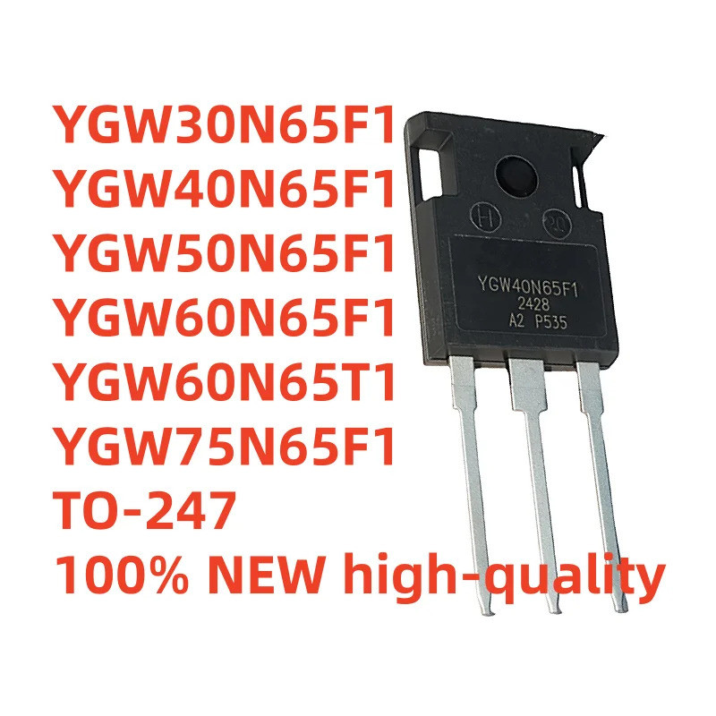 5PCS YGW30N65F1 YGW40N65F1 YGW50N65F1 YGW60N65F1 YGW60N65T1 YGW75N65F1 TO-247 IGBT ทรานซิสเตอร์กําลั