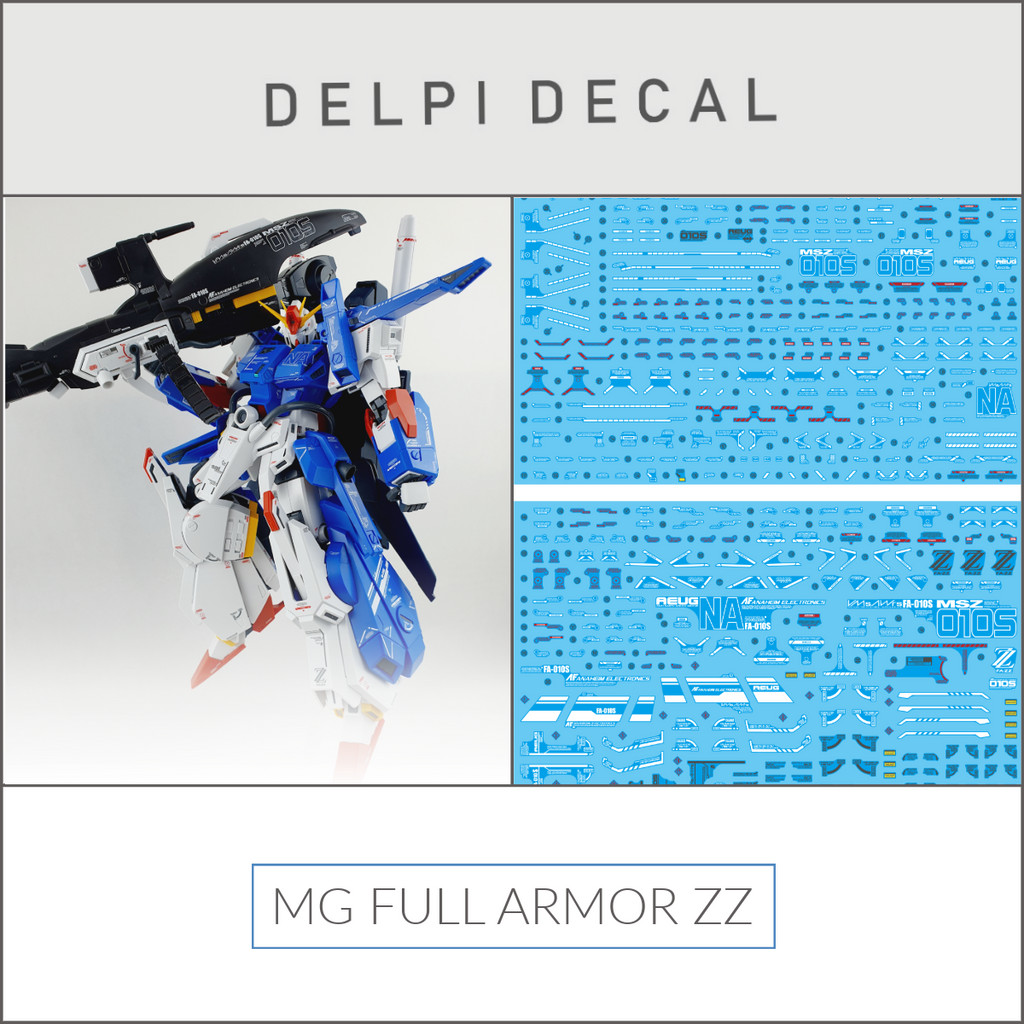Delpi Decal (ดีคอลน้ำ) MG FULL ARMOR ZZ