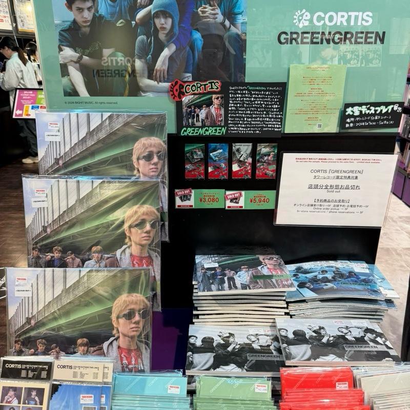 ของแท้CORTIS 2ND MINI ALBUM GREENGREEN PHOTOBOOK WEVERSE Official MD CD Collectible