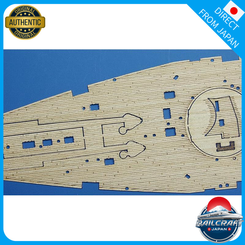 Hasegawa 1/350 Japanese Navy Battleship Nagato Showa 16 Year War Start Wooden Deck Model Parts QG42