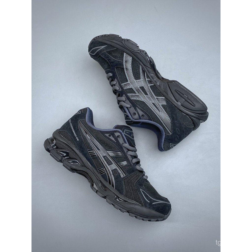 [ระดับบริษัท] Kayano 14 Breathable Mesh Wear-Resistant Cushioning Casual Low-Top Drawstring Sneakers